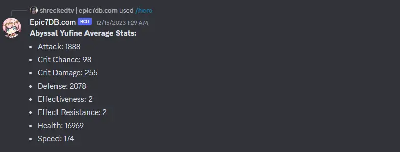 Launching The Best Epic Seven Discord Bot